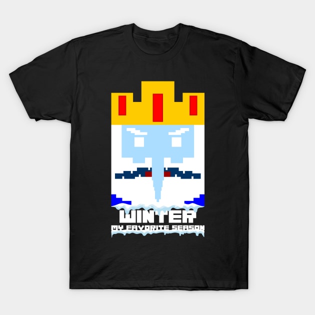 Winter, My favorite season. Ice King T-Shirt by Beautiful Designs Collection